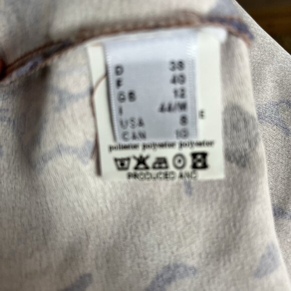 NWT Farm Rio for Anthropologie Tropical Lined Layered Side Zip Maxi Skirt S - Picture 6 of 7